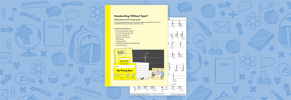 letter and number formations tile