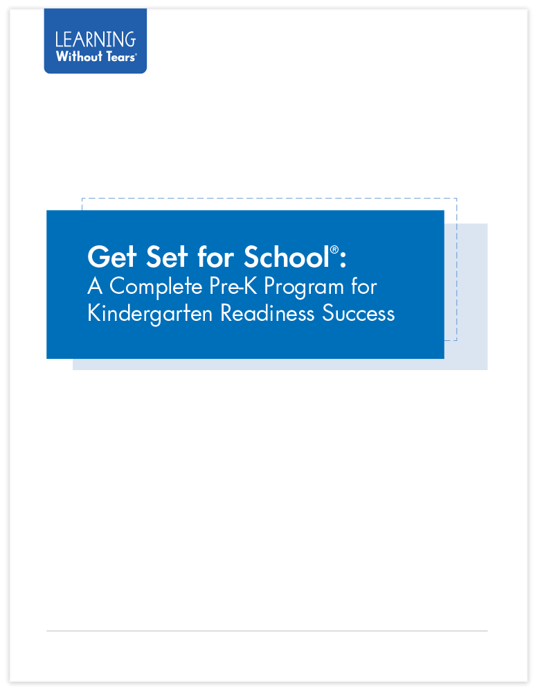 GSS Research Review PDF cover by Learning Without Tears, highlighting early learning strategies, research insights, and Pre-K classroom effectiveness.