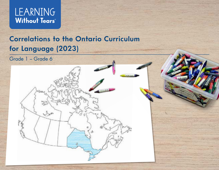 Correlations to the Ontario Curriculum for Language