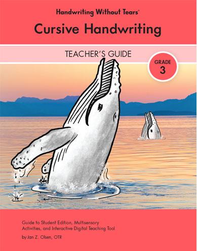 Cursive handwriting teacher guide cover