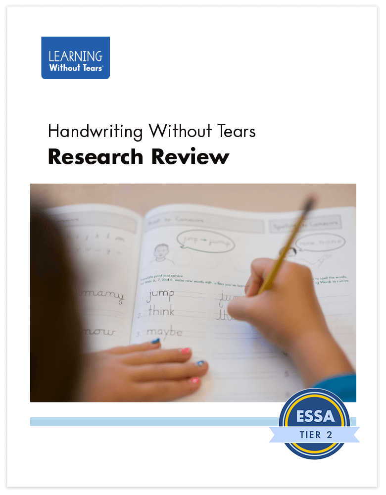 Handwriting Without Tears - Research Review