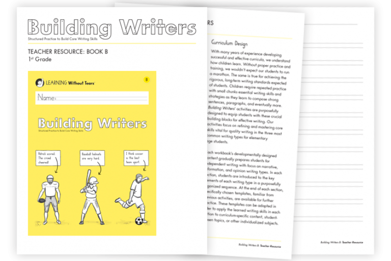 Building Writers - Teacher Resources